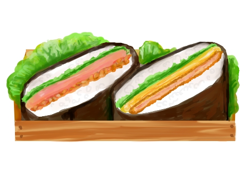 萌え断？簡単に出来るおにぎらずを作りました☆のイメージ画像