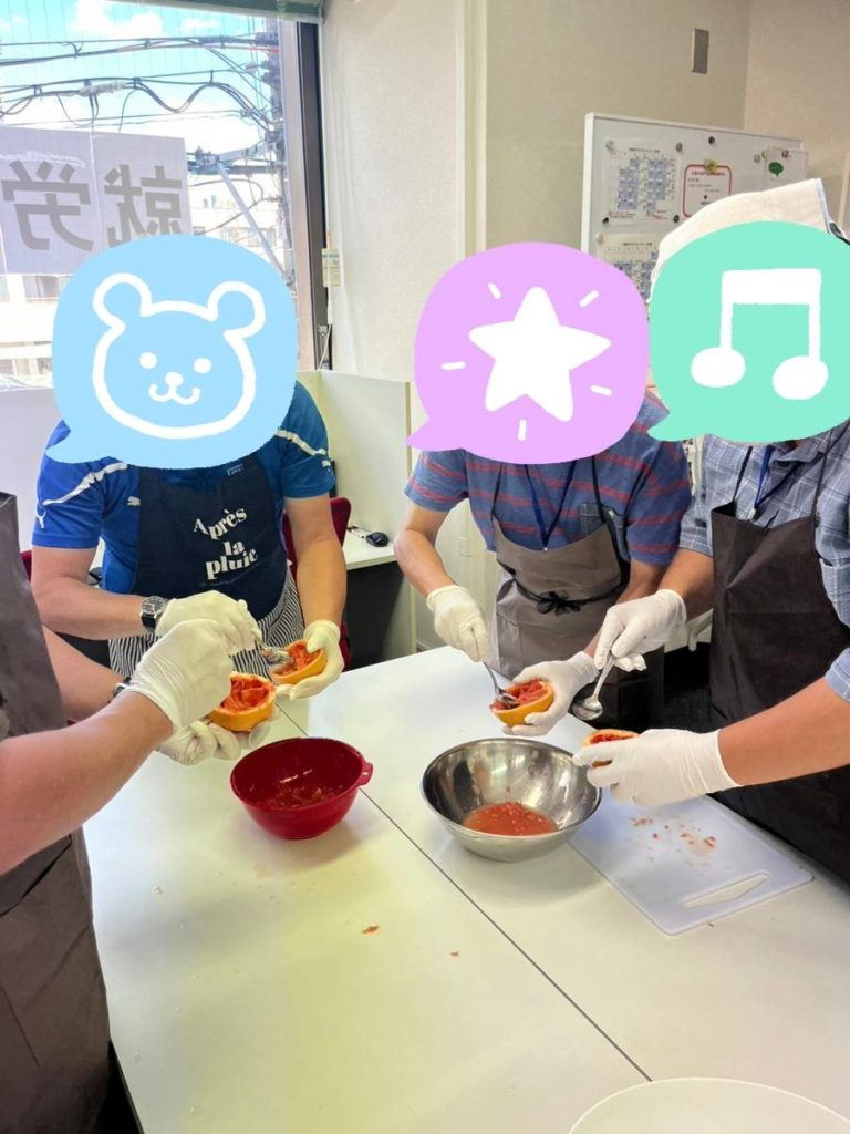 ひんやりさわやかフルーツゼリー作りを行いました☆のイメージ画像