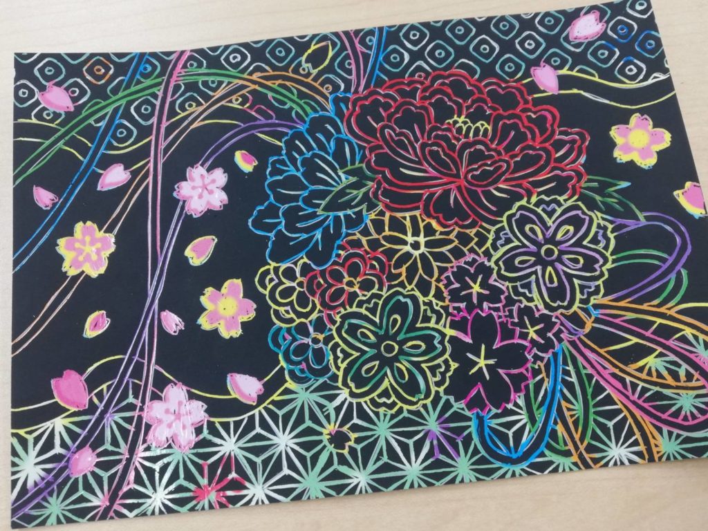 好評！第二弾！スクラッチアートを開催しました！のイメージ画像