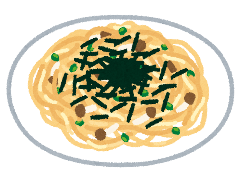 【食レク】きのことほうれん草の和風パスタのイメージ画像