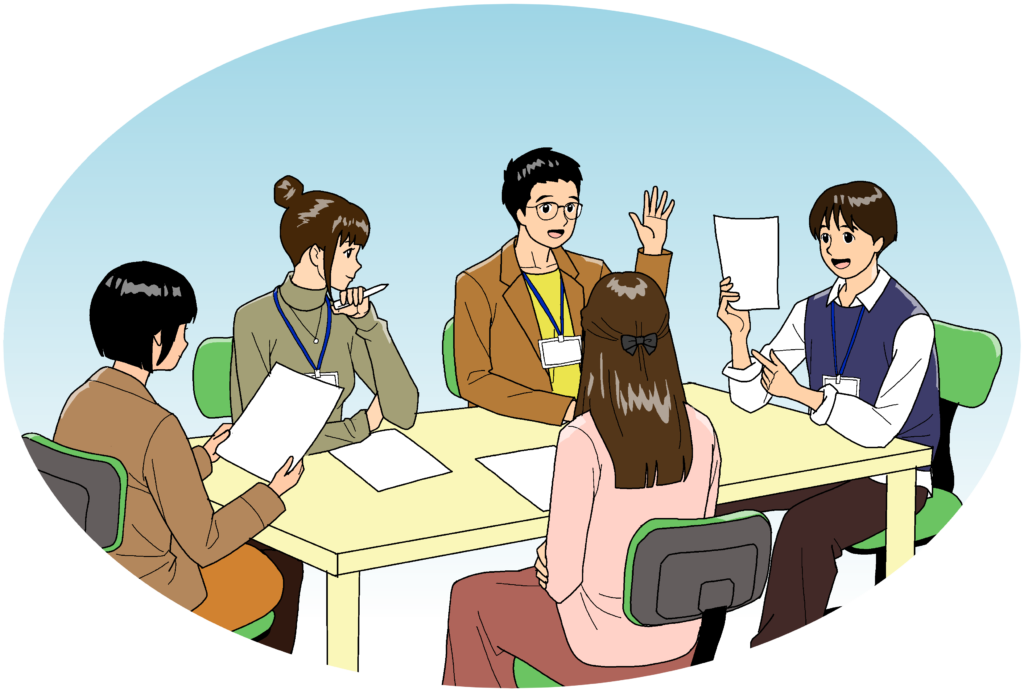 SSTの定期実施～職場で困った場合の対処方法を検討しよう〜のイメージ画像