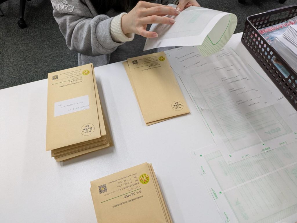郵送準備訓練の様子をレポート！ラベルシール貼り編✨のイメージ画像
