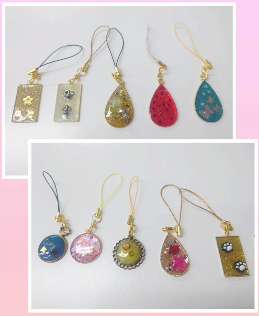 💗レジンで作るキーホルダー💗のイメージ画像